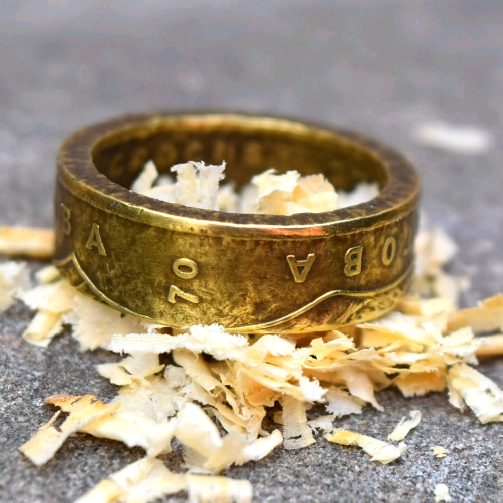 NEW Handmade 1870 Manitoba Prairie Crocus Ring